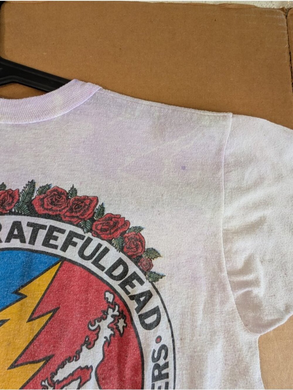 RARE Vintage Grateful Dead 1986 LIBERTY Tour T-Shirt BOB DYLAN TOM PETTY JERRY M - Picture 14 of 16